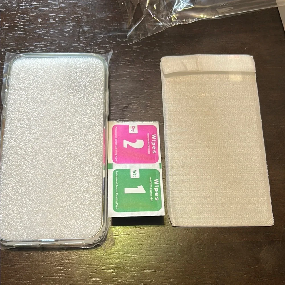 NWT Stylish Clear iPhone 11 Case with Artistic Design